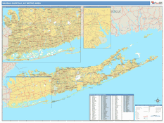 Nassau-Suffolk Metro Area Digital Map Basic Style